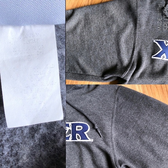 CHAMPION XAVIER Hoodie Jacket Long Sleeve Full Zip Small Gray Men’s UNISEX - Picture 14 of 16